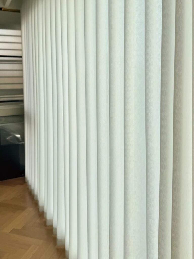 Curtains made from georgette fabric